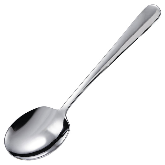 SRS-2 - Serving Spoons, Round Edge, Stainless Steel