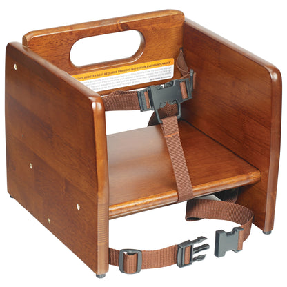 CHB-704 - Stacking Wooden Booster Seat - Walnut