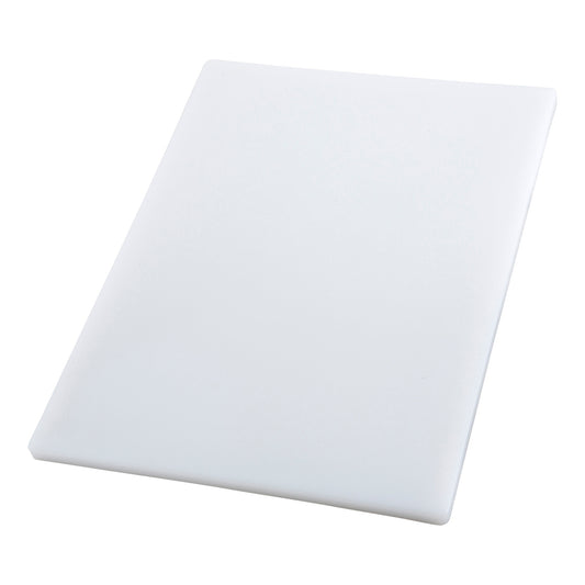 CBH-1218 - White Rectangular Cutting Board - 12" x 18" x 3/4"