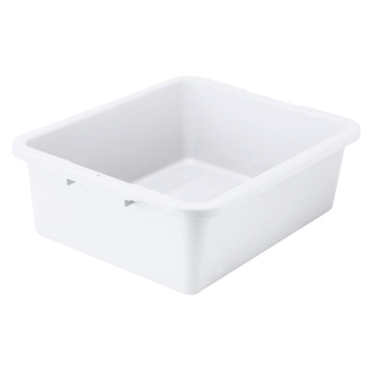 PLW-7W - Heavyweight Polypropylene Dish Box, 7" Depth - White