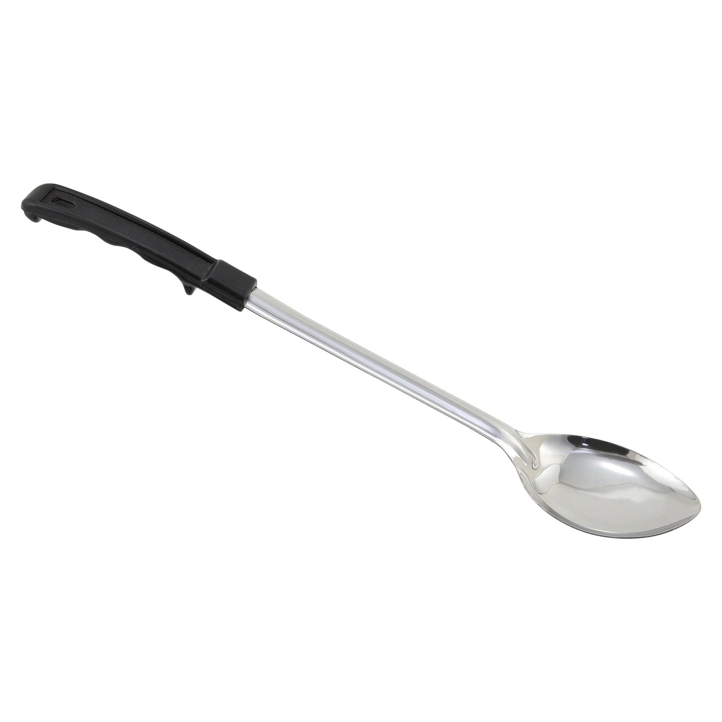 BHON-15 - Winco Prime Basting Spoon with Stop-Hook ABS Handle - Solid, 15"