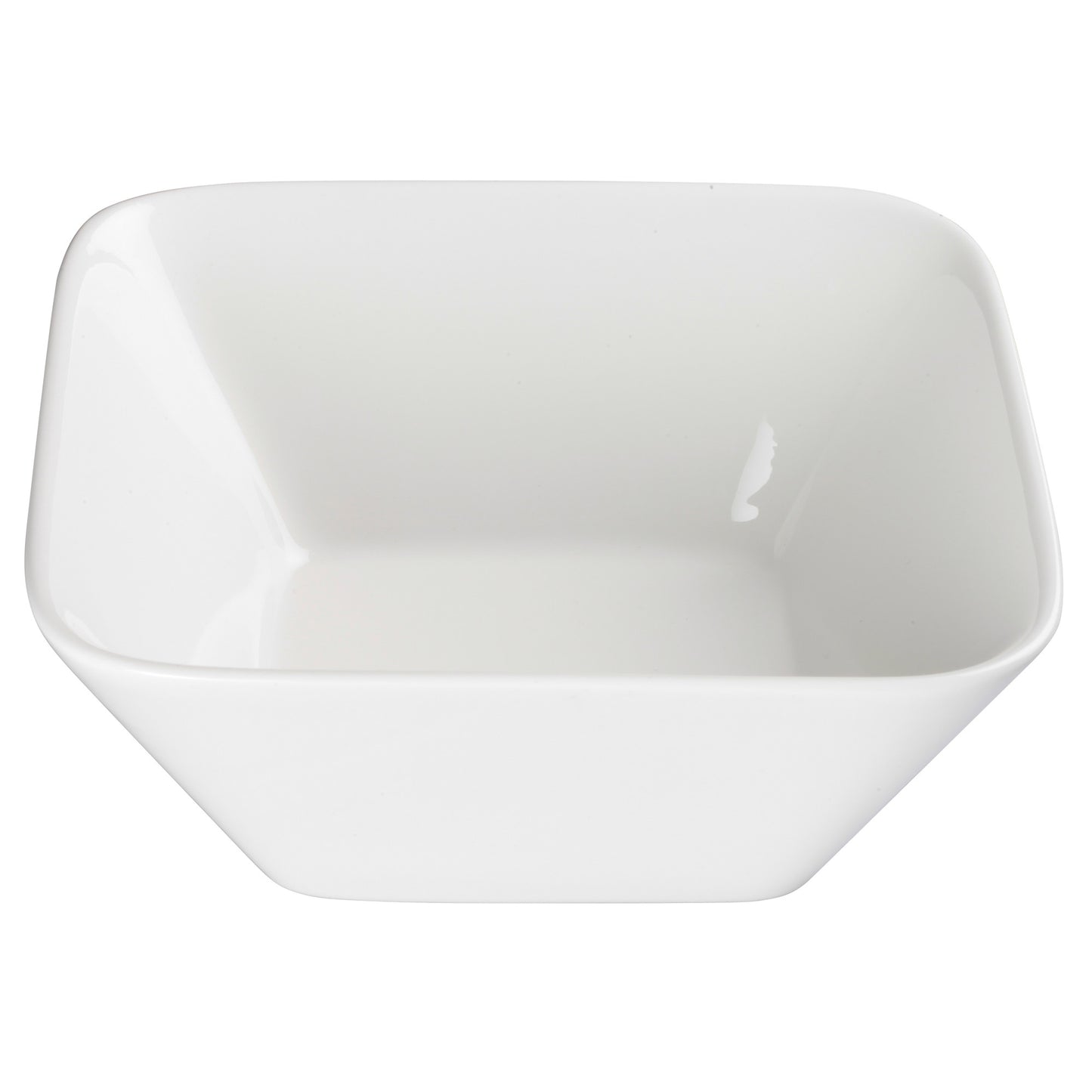 WDP008-104 - 7-5/8"Sq Porcelain Square Bowl, Bright White, 12 pcs/case