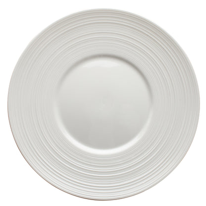 WDP022-106 - 8-1/8"Dia. Porcelain Round Plate, Bright White, 36 pcs/case