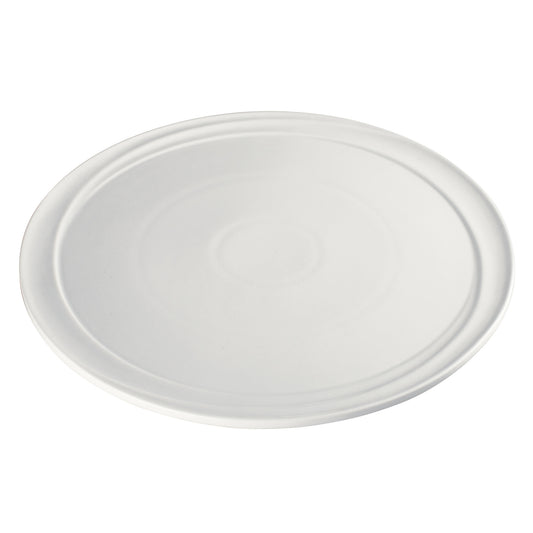 WDP007-102 - Mazarri 11" Dia Porcelain Round Plate - Bright White (12 pieces/case)