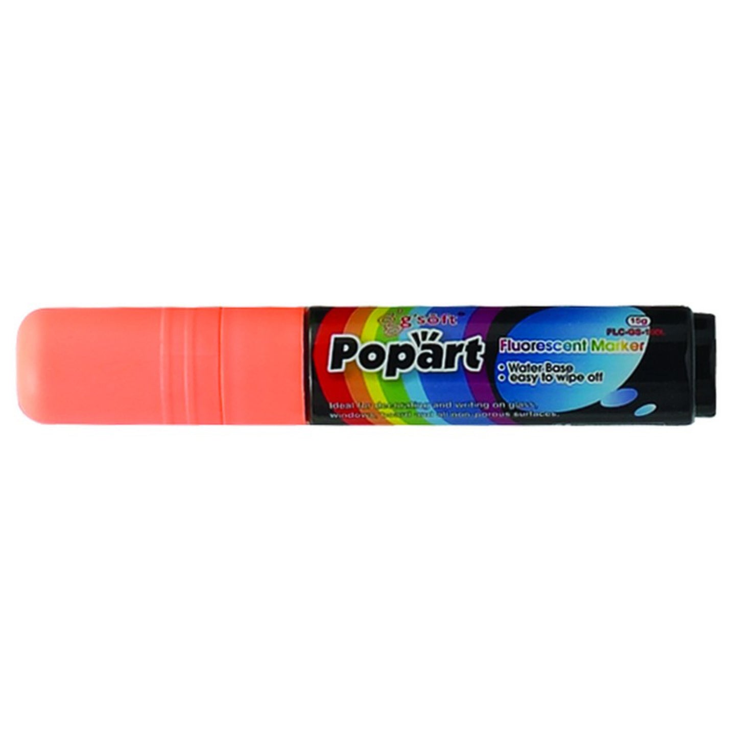 MBPM-O - Chisel Tip Marker, Deluxe Plus - Neon Orange