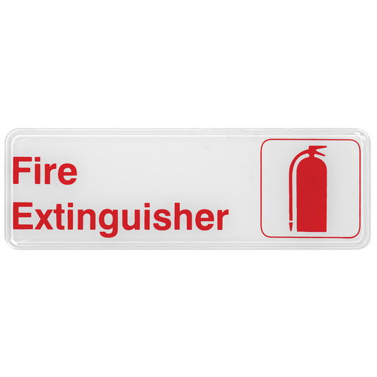 SGN-382W - Information Signs, 9"W x 3"H - SGN-382W - Fire Extinguisher