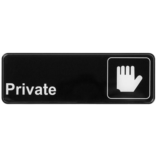 SGN-304 - Information Signs, 9"W x 3"H - SGN-304 - Private