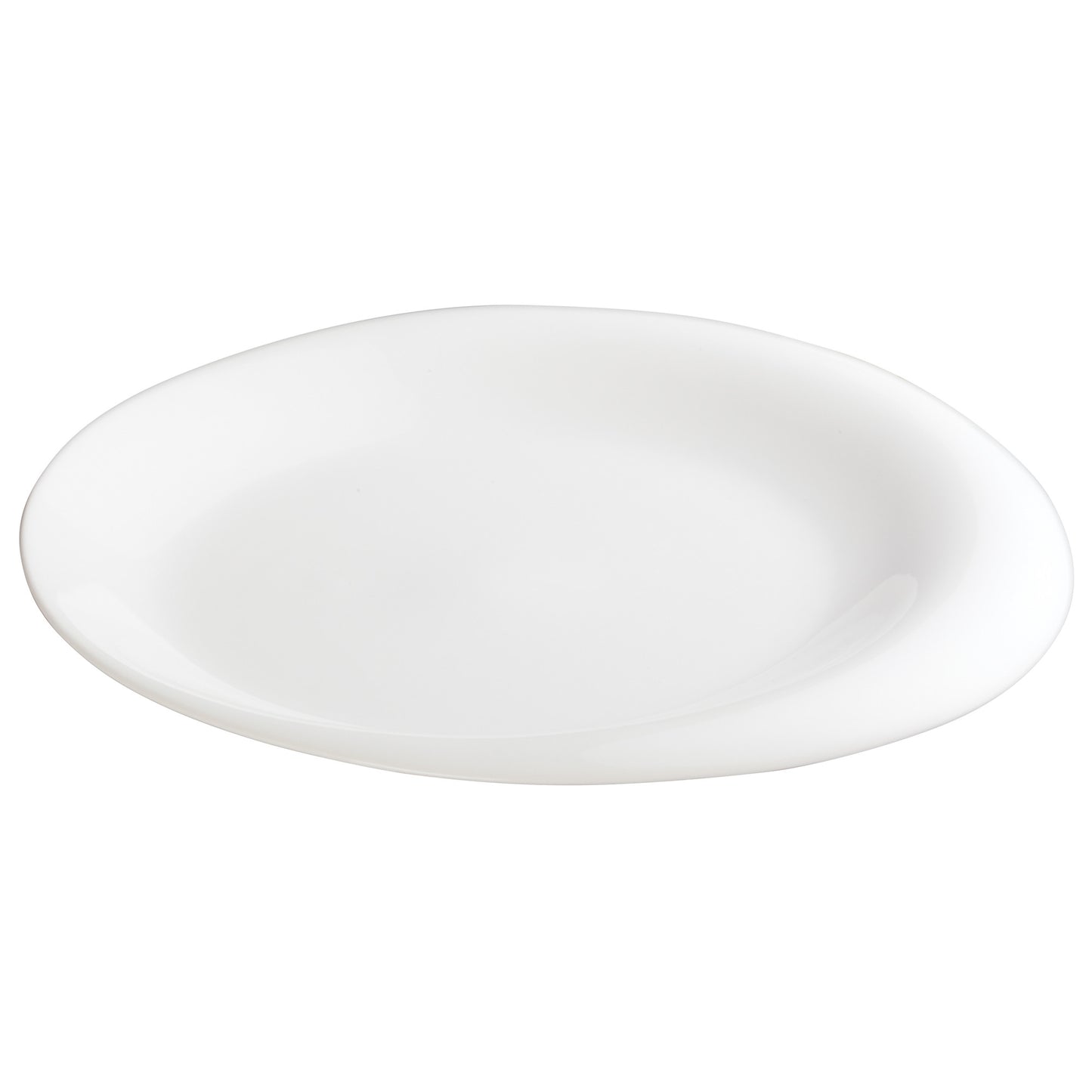WDP004-202 - 10"Dia. Porcelain Round Plate, Creamy White, 24 pcs/case