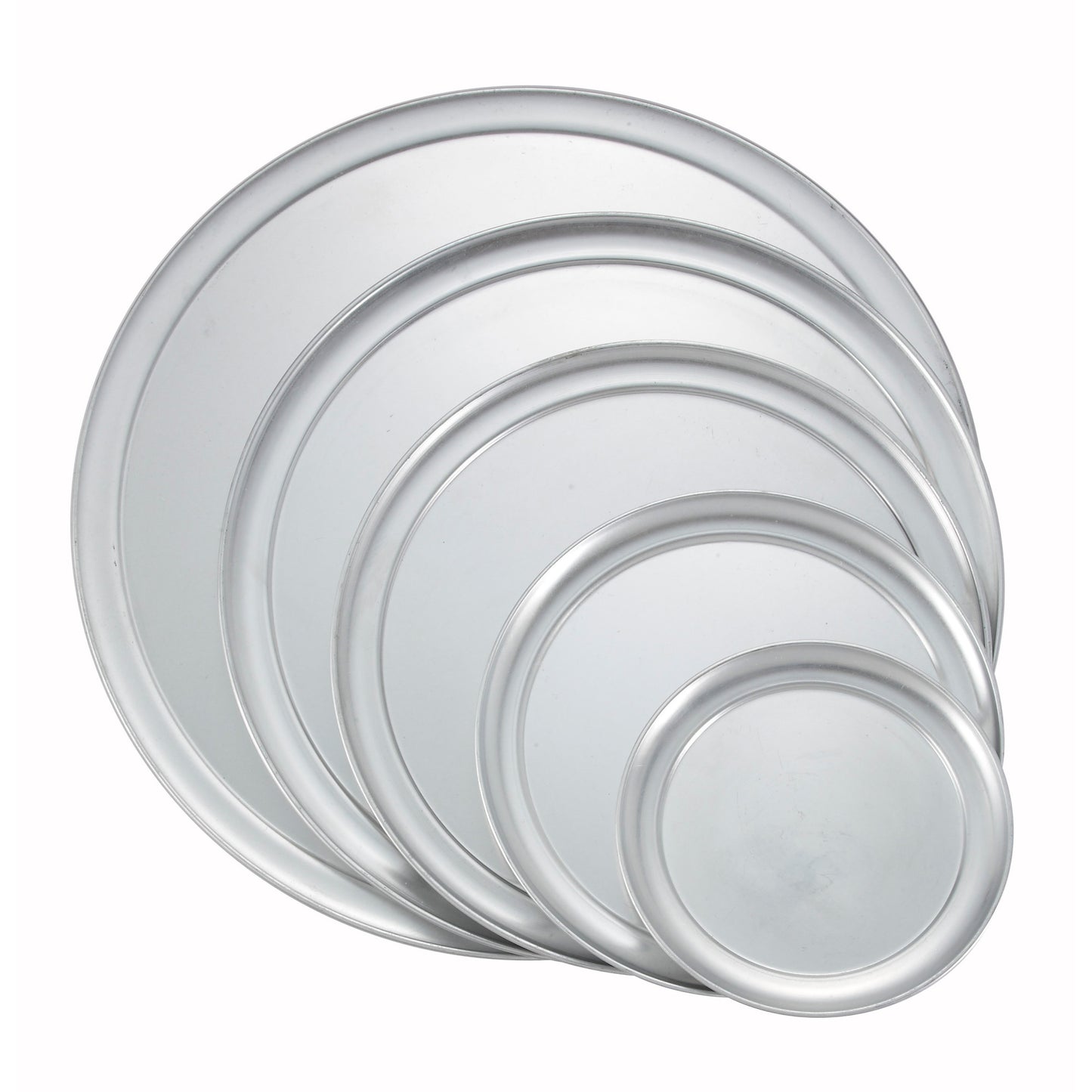 APZT-19 - Aluminum Wide-Rim Pizza Pans - 19"