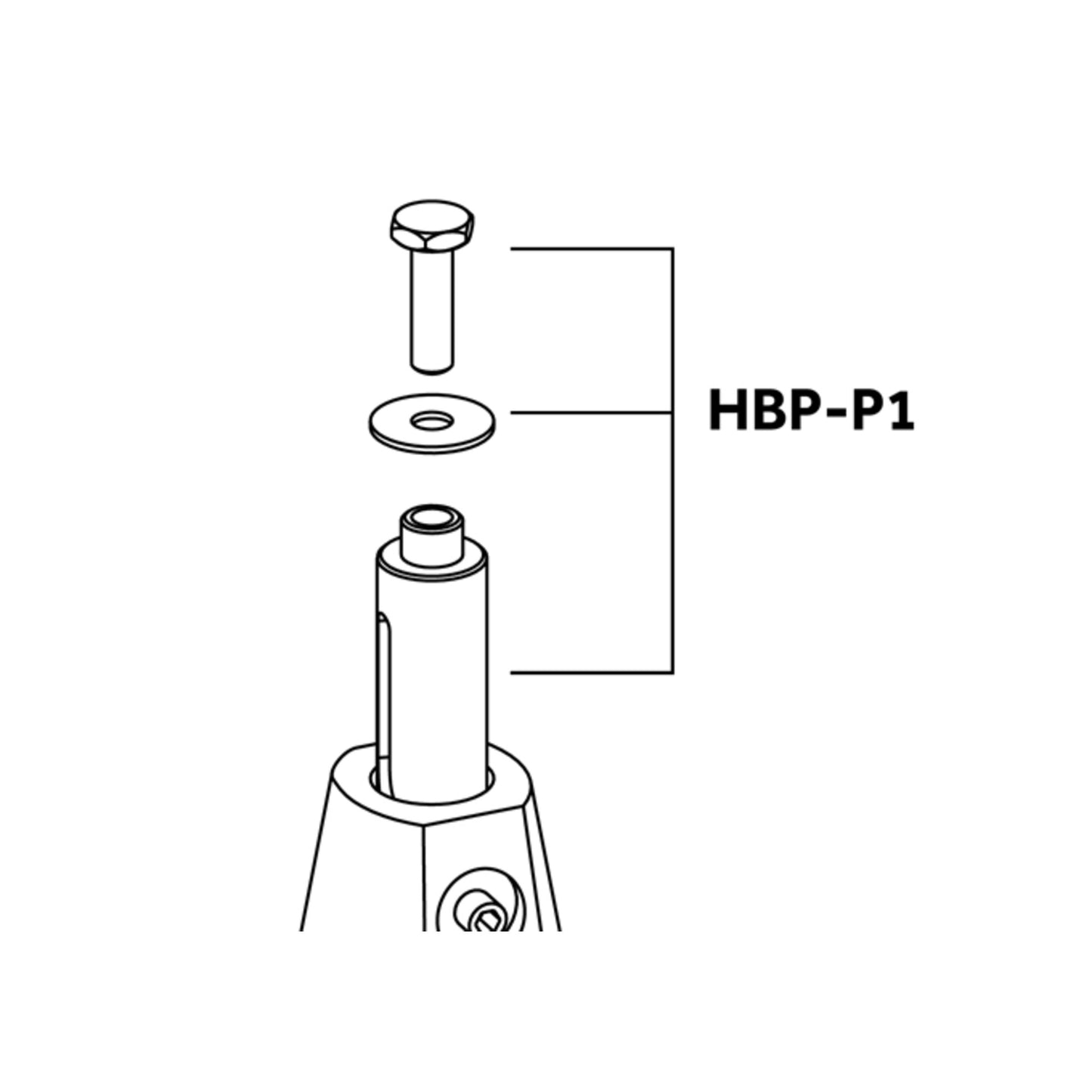 HBP-P1 - Tray Shaft Assembly