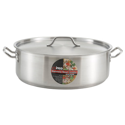 SSLB-8 - Stainless Steel Brazier - 8 Quart