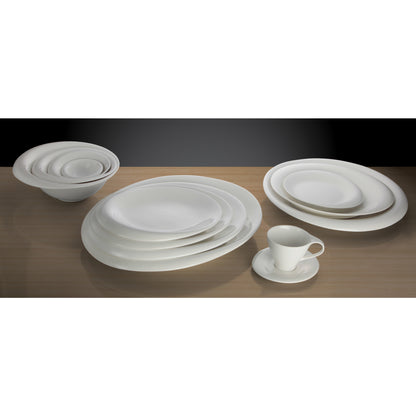 WDP004-208 - 10"Dia. Porcelain Round Bowl, Creamy White, 12 pcs/case