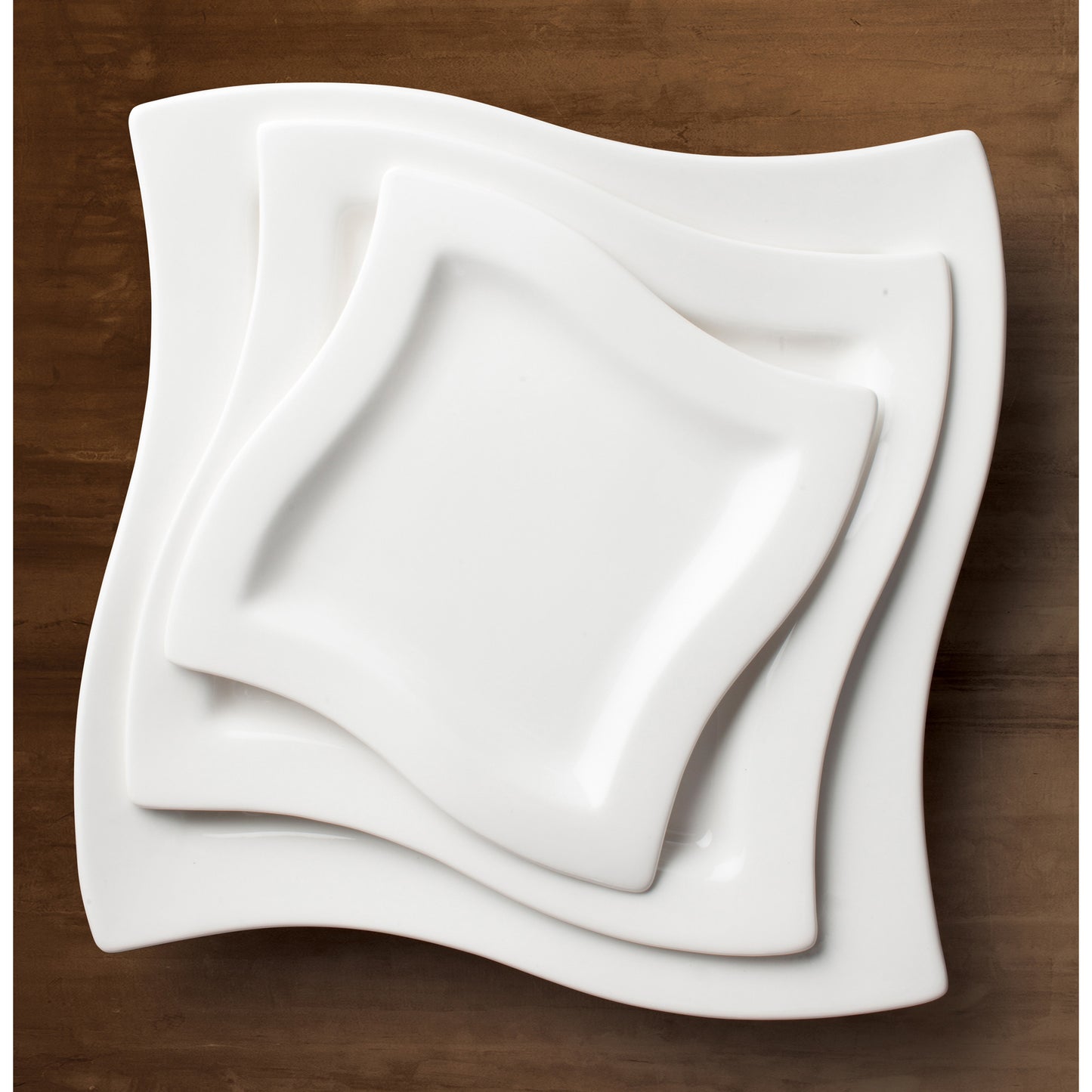 WDP011-102 - 7-1/2"Sq Porcelain Square Plate, Bright White, 24 pcs/case