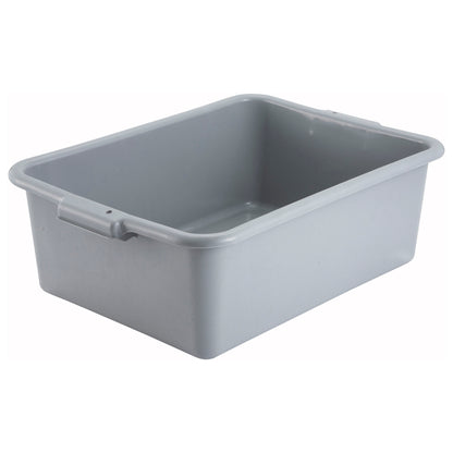 PL-7G - Standard Weight Polypropylene Dish Box, 7" Depth - Gray