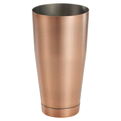 BASK-28AC - After5 28 oz Bar Shaker Cup, Antique Copper