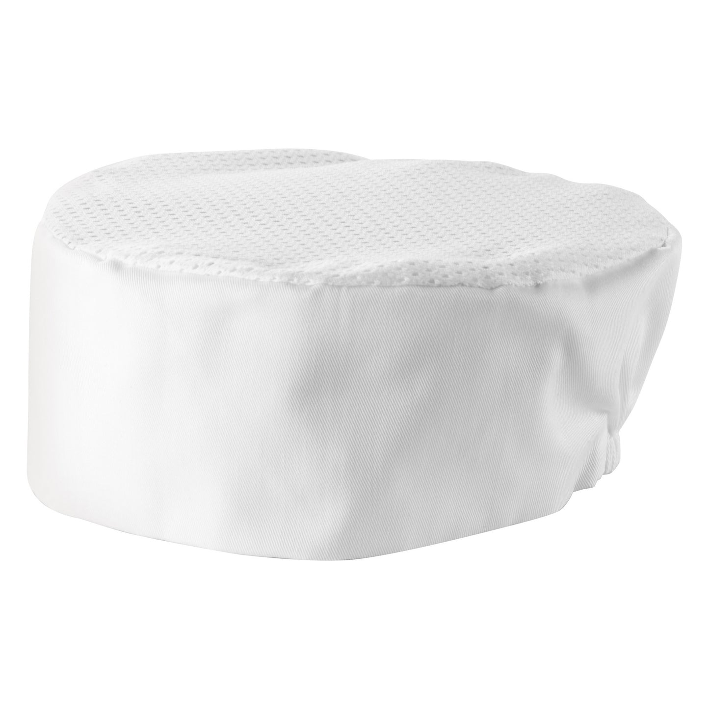 CHPB-3WR - Ventilated Pillbox Hats - White, Regular