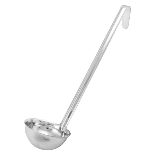 LDIN-6 - Winco Prime One-Piece Ladle, Stainless Steel - 6 oz