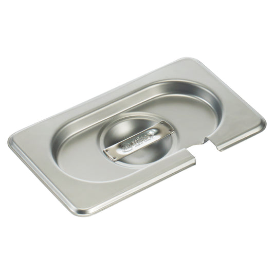 SPCN-GN - Stainless Steel Gastronome 1/9th Steam Pan Cover for SPJH-906GN, Slotted