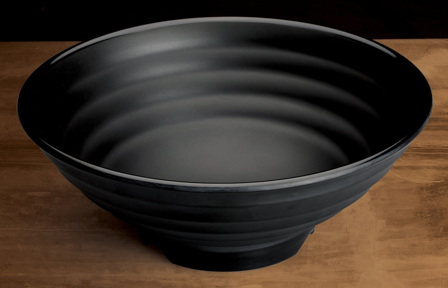 WDM012-305 - Kumata 13-1/2" Dia Melamine Bowl, Black - 6 pieces/case
