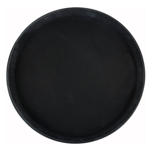 TRH-14K - Easy-Hold 14" Round Rubber-Lined Plastic Tray