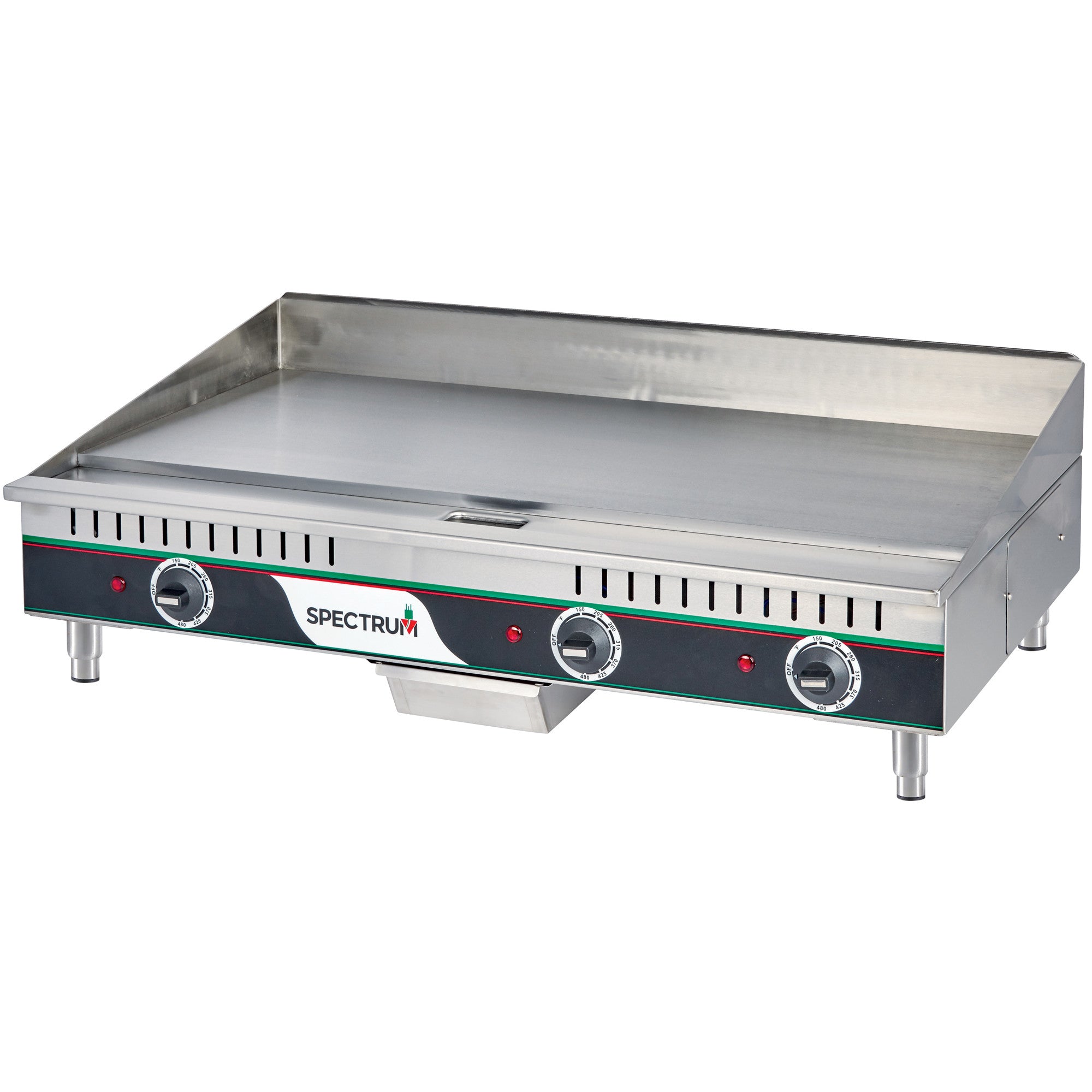 EGD 36M Spectrum 36 Electric Griddle Two Heat Zones Winco