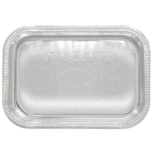 CMT-1812 - Chrome-Plated Serving Tray - Rectangular, 18 x 12-1/2