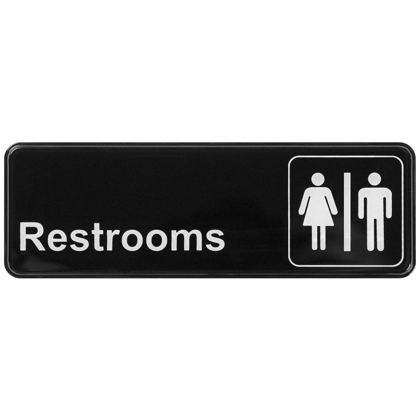 SGN-313 - Information Signs, 9"W x 3"H - SGN-313 - Restrooms