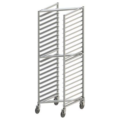 ALZK-20BK - 20-Tier Nesting Sheet Pan Rack with Brakes - 3" Spacing