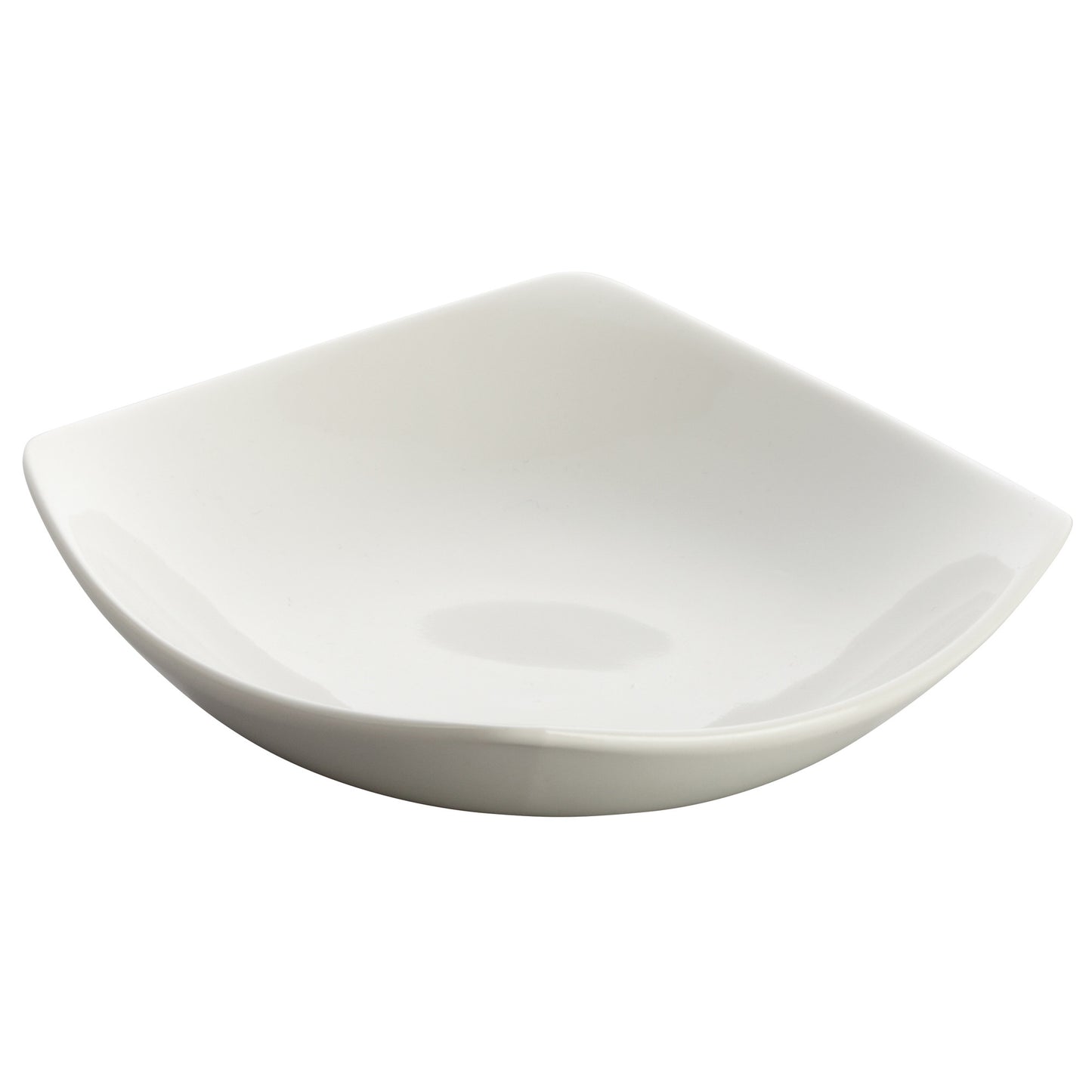 WDP013-104 - 6"Sq Porcelain Square Plate, Bright White, 36 pcs/case