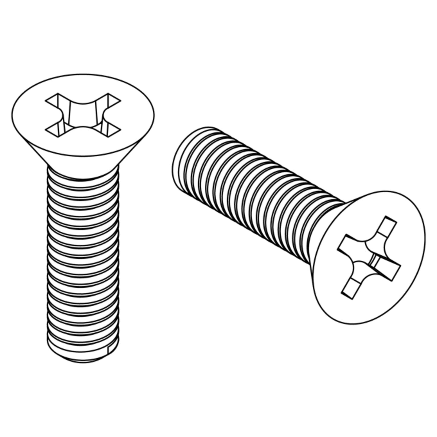 FVS-P10 - Flat Head Screws