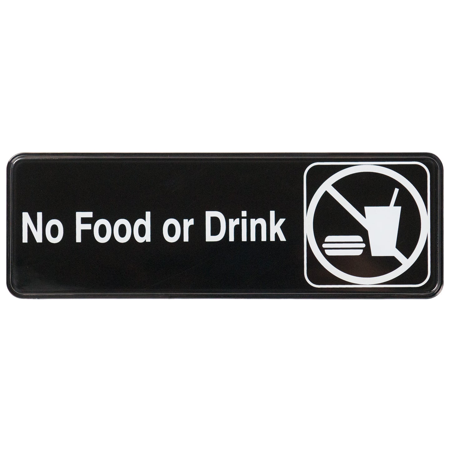 SGN-333 - Information Signs, 9"W x 3"H - SGN-333 - No Food or Drink