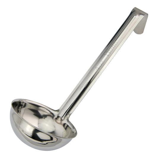 LDI-40SH - One-Piece Stainless Steel Ladle with 6" Handle - 4 oz
