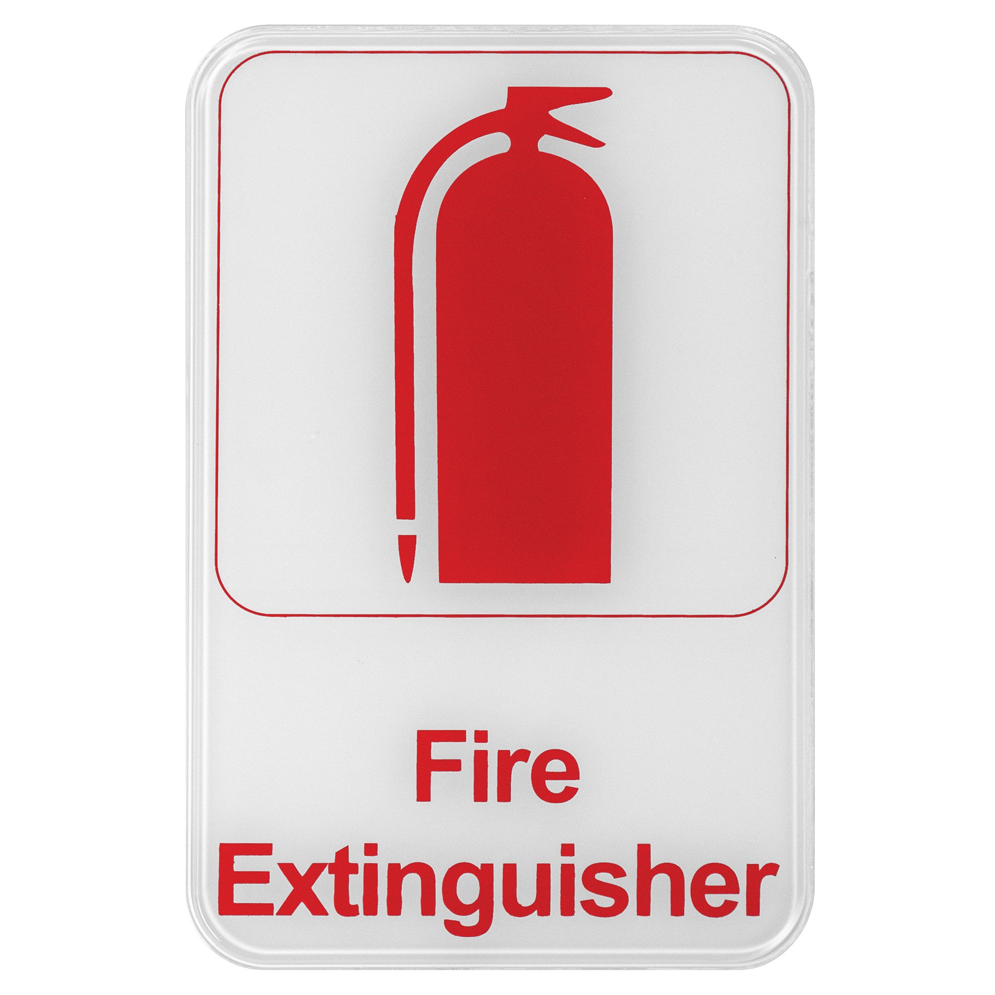 SGN-682W - Information Sign, 6"W X 9"H - Fire Extinguisher – Winco