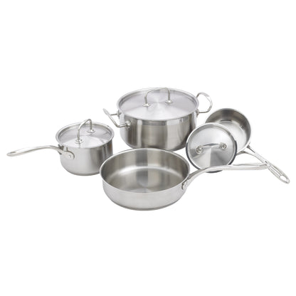 SPC-7H - 7-Piece Cookware Set, Stainless Steel