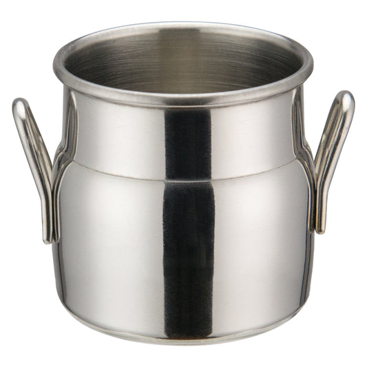 DDSD-101S - Mini Milk Can, Stainless Steel - 2" x 2"