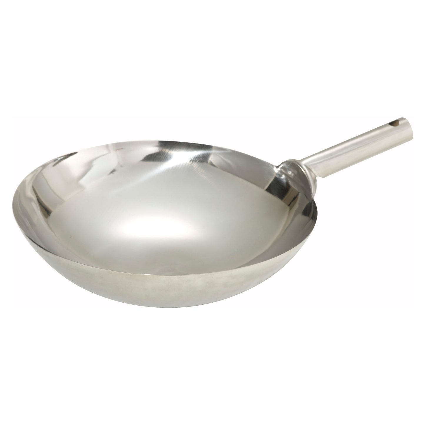 WOK-16W - Stainless Steel Chinese Wok - 16", Welded