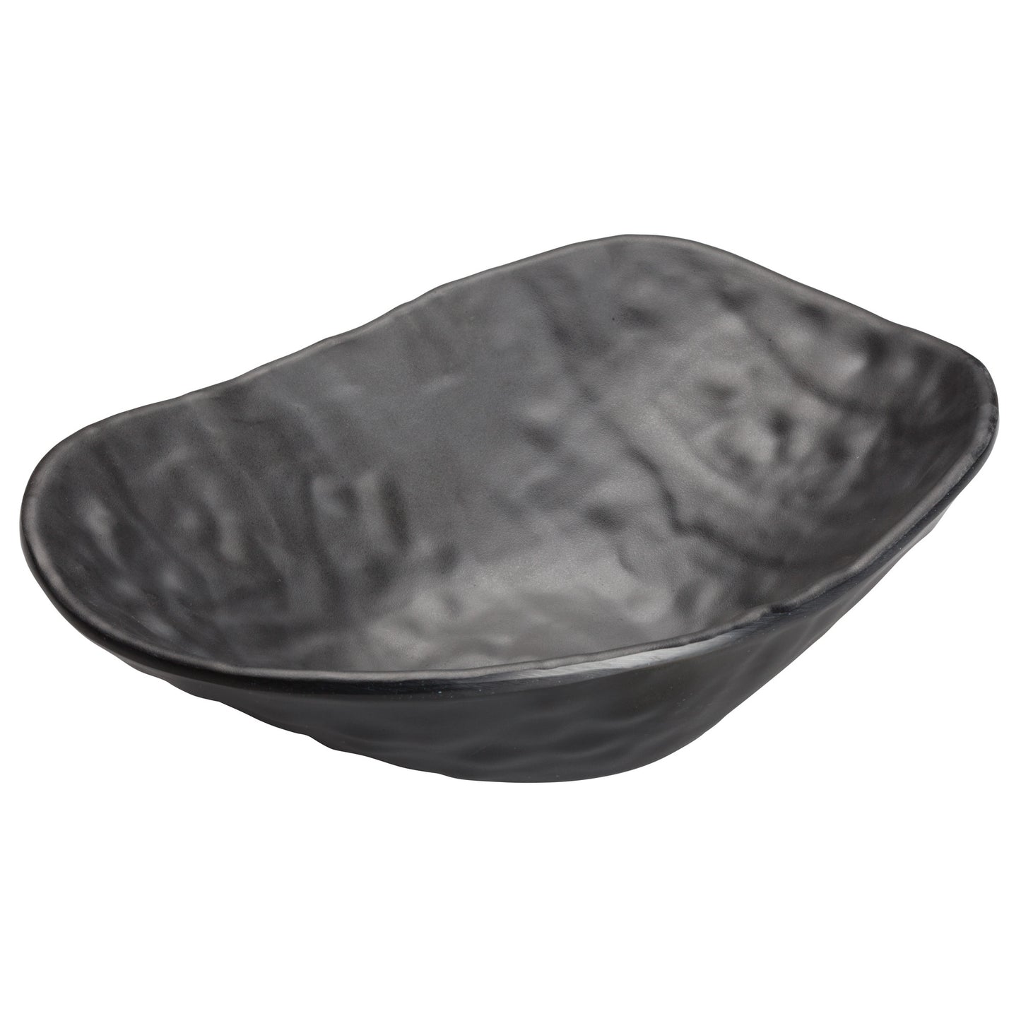 WDM019-306 - 9" x 6-5/8" Melamine Oval Bowl, Black, 24pcs/case