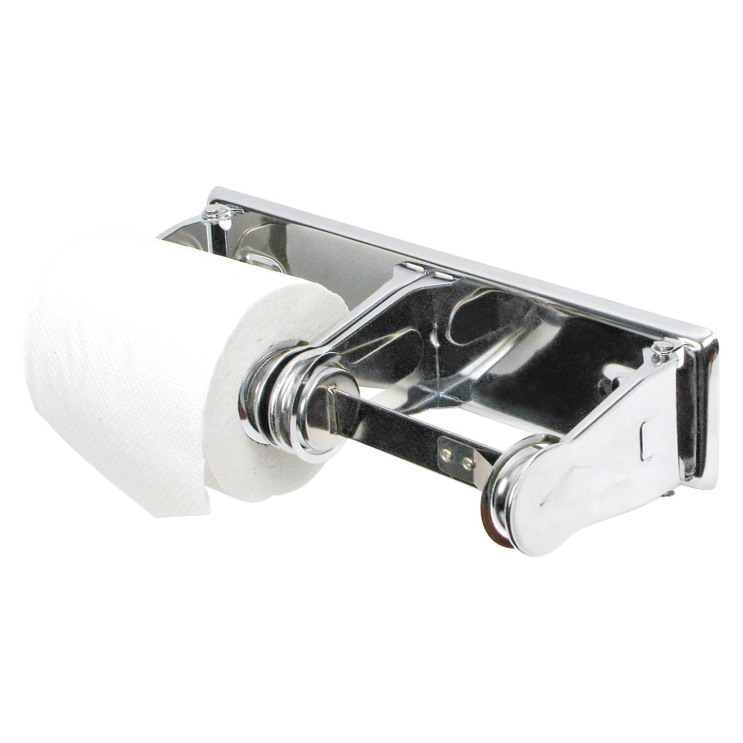 TTH-2 - Toilet Tissue Holder, Double Roll, Chrome Plated