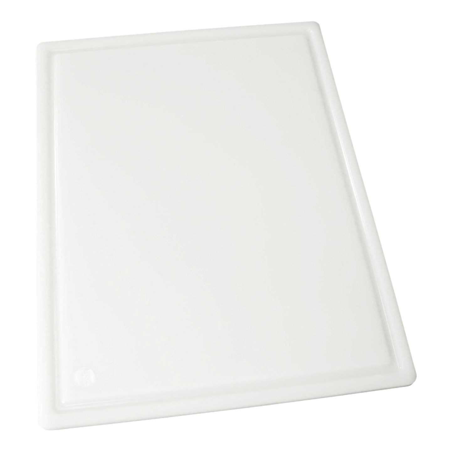 CBI-1520 - White Cutting Board with Channel - 15 x 20 x 1/2