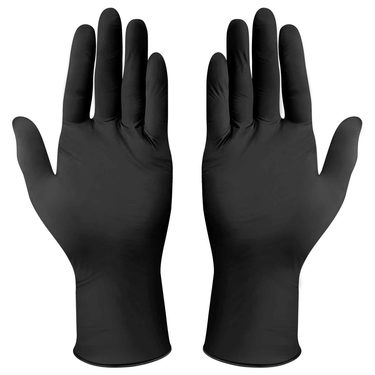 GLN-LB - Disposable Gloves, Nitrile, L, Powder-Free, Black,3Mil,FDA Compliant,100pcs/box