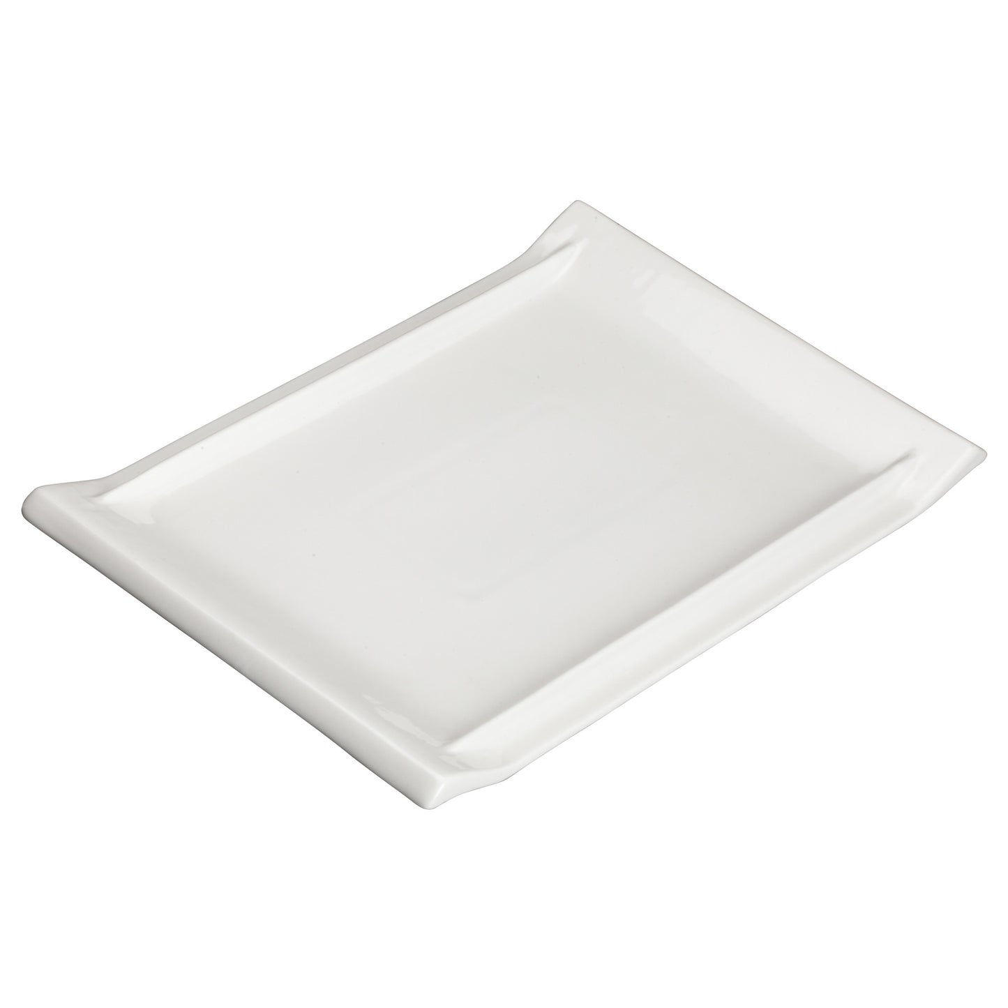 WDP017-113 - 13-7/8" x 9-1/4" Porcelain Rectangular Platter, Bright White, 12 pcs/case
