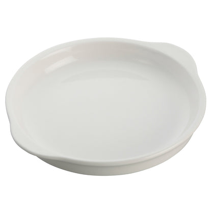 WDP018-102 - 6-5/8" Porcelain Round Dish, Bright White, 36 pcs/case