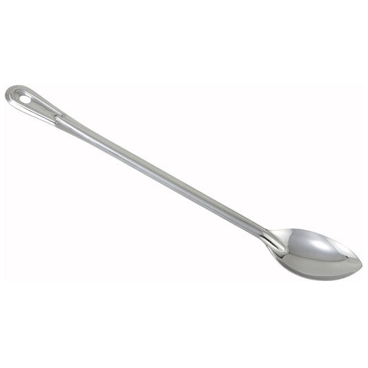 BSON-18 - Winco Prime One-piece Stainless Steel Basting Spoon, NSF - Solid, 18"