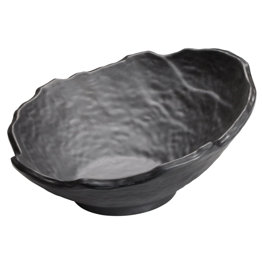 WDM019-309 - 11"Dia Melamine Angled Bowl, Black, 12pcs/case