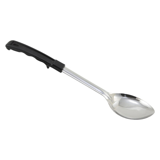 BHON-13 - Winco Prime Basting Spoon with Stop-Hook ABS Handle - Solid, 13"