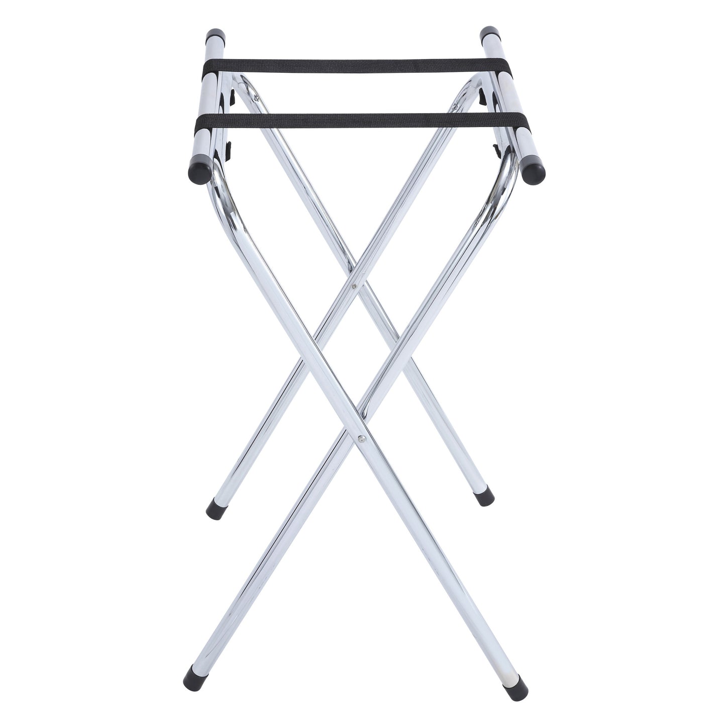 TSY-1A - Folding Tray Stand, 31"H, Chrome Steel