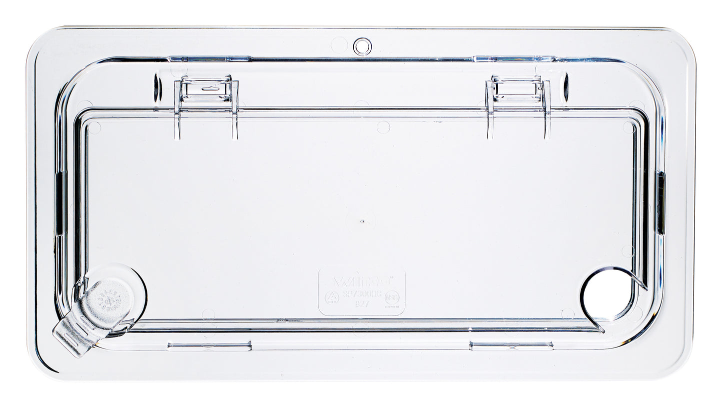 SP7300H - Polycarbonate Food Pan Cover, Hinged - Third (1/3)
