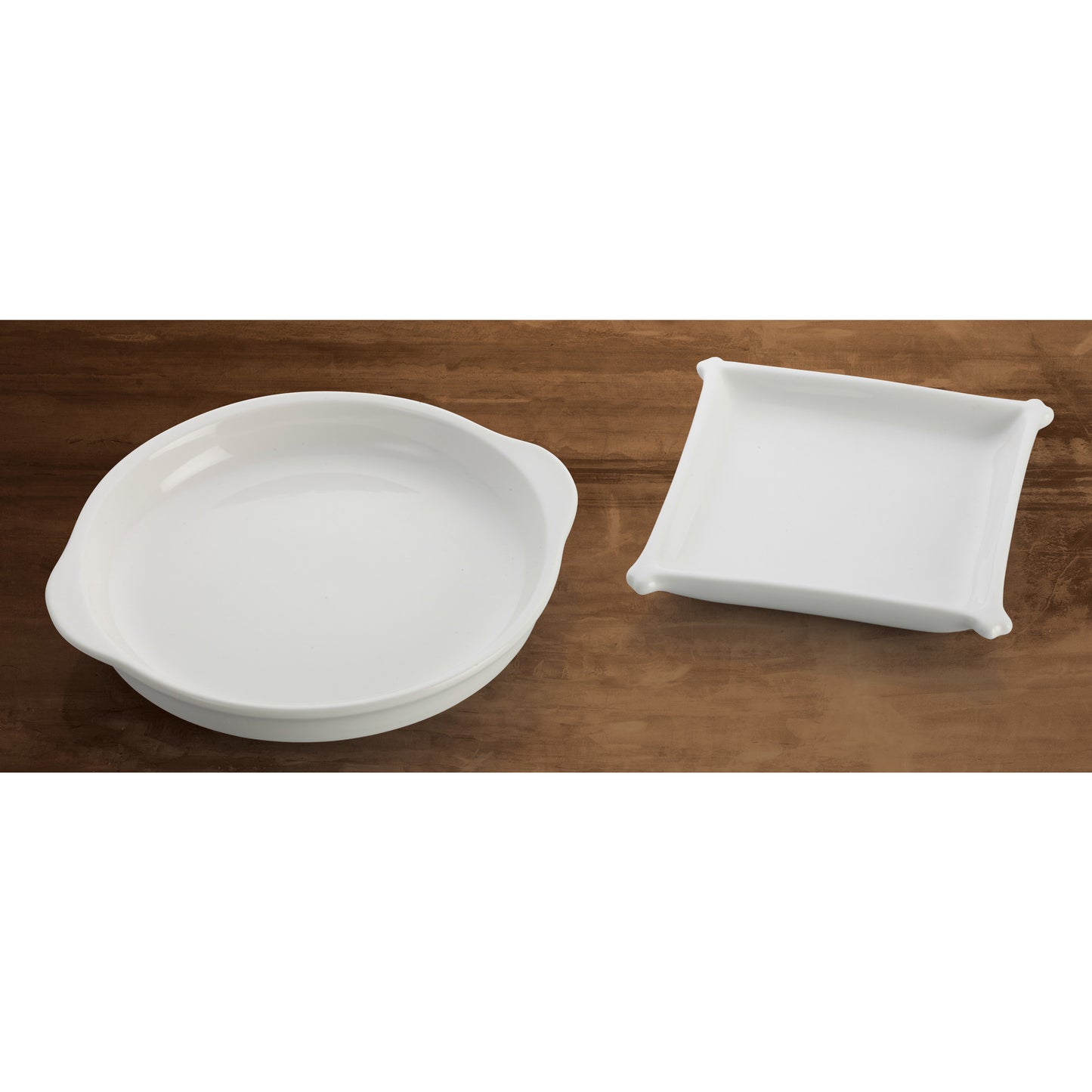 WDP018-104 - 11" Porcelain Round Dish, Bright White, 12 pcs/case