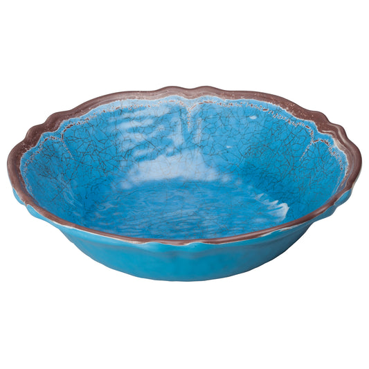 WDM001-406 - 7-1/2"Dia Melamine Hammered Bowl, Blue, 24pcs/case