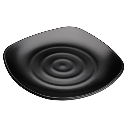 WDM013-304 - 11-3/4" Melamine Square Plate, Black, 24pcs/case